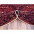 1960 10'x12'9" Berry Red Pure Wool Tribal Weaving Vintage Persian Heriz Oriental Rug For Sale - Image 9 of 12
