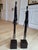 1980s American Brutalist Welded-Steel Figural Sculptures, Giacometti Style — A Pair For Sale In Chicago - Image 6 of 12