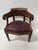 Empire Style Desk Chair in Mahogany and Veneer, 19th Century For Sale - Image 5 of 12