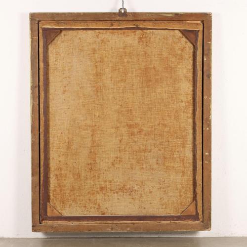 Italian Artist, The Holy Family, Oil on Canvas, 1600s For Sale - Image 13 of 15