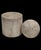 1990s Travertine Stone Canister and Sphere Set- 2 Pieces For Sale - Image 9 of 10