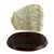 Rough Natural Fluorite Mineral Specimen on Wooden Display Base For Sale In Greensboro - Image 6 of 7