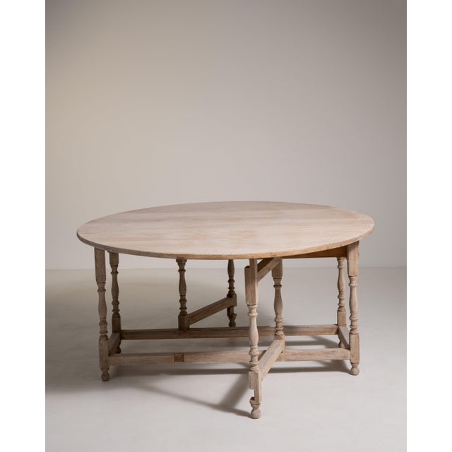 Oak Drop-Leaf Table, Antique, United Kingdom, Early 20th Century For Sale - Image 10 of 16