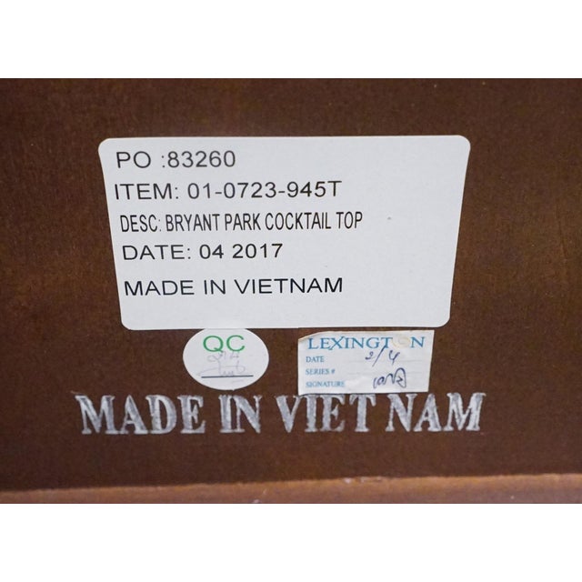 Lexington Furniture Bryant Park Collection 56" Accent Coffee Table 01-723-945 For Sale - Image 9 of 10