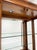 Hickory White Late 20th Century Hickory White Lighted Glass Cabinet With Mirrored Back & Fretwork Doors For Sale - Image 4 of 12