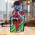 Contemporary Santa on Package Ekkolight 47"H For Sale - Image 3 of 4