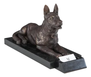 Maitland-Smith German Shepherd Card Holder