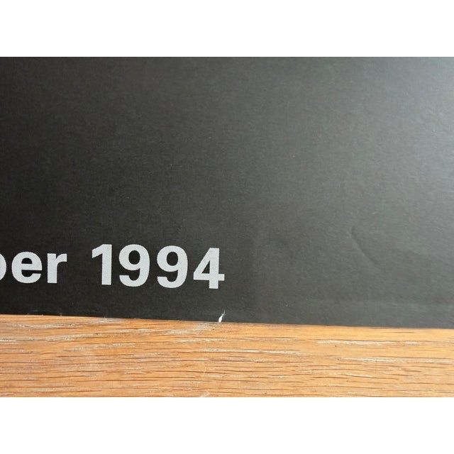 1990s Hans Günter Schmitz, 7. Triennale Die Besten Plakate 1990–1993, Deutsches Plakat Museum Essen, 1994, Original Vintage Exhibition Poster, For Sale - Image 5 of 12