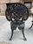 Metal 1900s Antique Victorian Cast Iron Bistro Bistro Set – Round Garden Table With Two Matching Chairs For Sale - Image 7 of 8