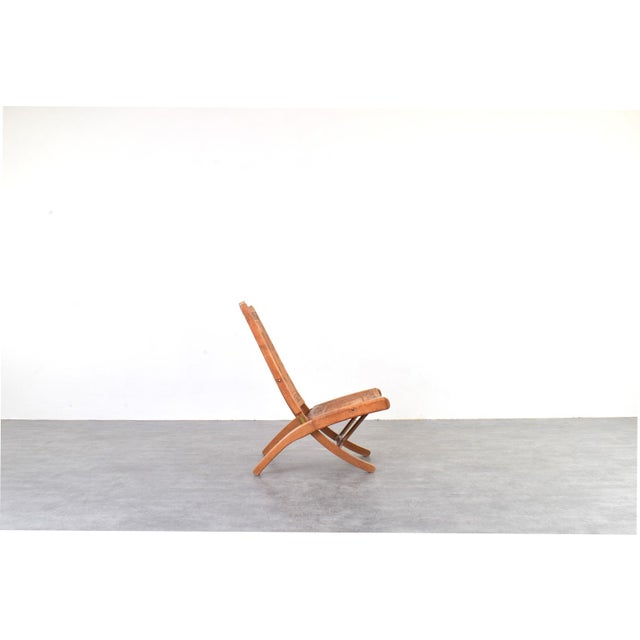 Mid-Century Modern Folding Chair by Ángel Pazmiño for Muebles de Estilo, 1960s For Sale - Image 3 of 11
