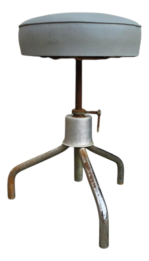 Industrial Adjustable Stool, 1950s