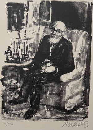 Arbit Blatas, Lithuanian French Artist Arbit Blatas Lithograph Edouard Vuillard Ecole D'Paris, 1962