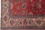 1960s Vintage Persian Tabriz Handmade Floral Red Wool Runner For Sale - Image 4 of 7