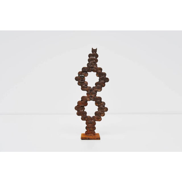 1970s Iron Sculptures by Theo Niermeijer, 1970s, Set of 2 For Sale - Image 5 of 9
