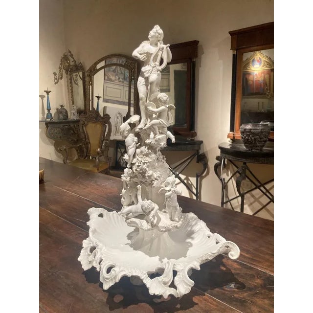 18th Century Italian Capodimonte White Glazez Porcelain