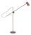 Iron Oxide and Leather Kusk Floor Lamp by Sabina Grubbeson for Konsthantverk For Sale