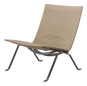 PK22 Chair in Canvas attributed to Poul Kjærholm for EKC, Denmark, 1956
