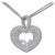 Metal Chopard Happy Diamonds Icons Heart Pendant Necklace 18kwg 0.34 Ct, +Certificate For Sale - Image 7 of 8