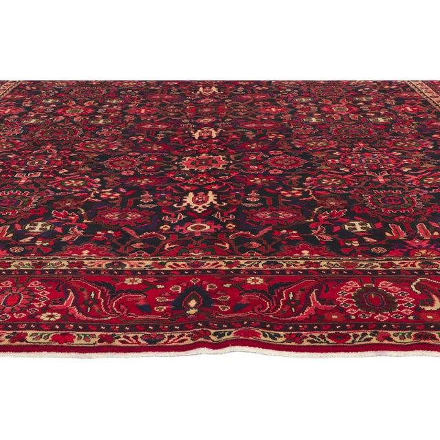 Mid 20th Century Vintage Persian Malayer Rug, 10'03 X 13'09 For Sale - Image 4 of 10