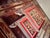 Ruby Red 1920s Heavily Carved and Lacquer Decorated Asian Credenza Cabinet For Sale - Image 8 of 8