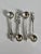 Four Sterling Silver Sugar or Salt Spoons For Sale - Image 4 of 10