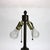 Antique Bradley & Hubbard School Six-Panel Slag Glass Table Lamp C1920 For Sale - Image 6 of 7