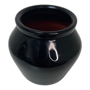 Early 20th Century Black Amethyst Petite Vase/Jar