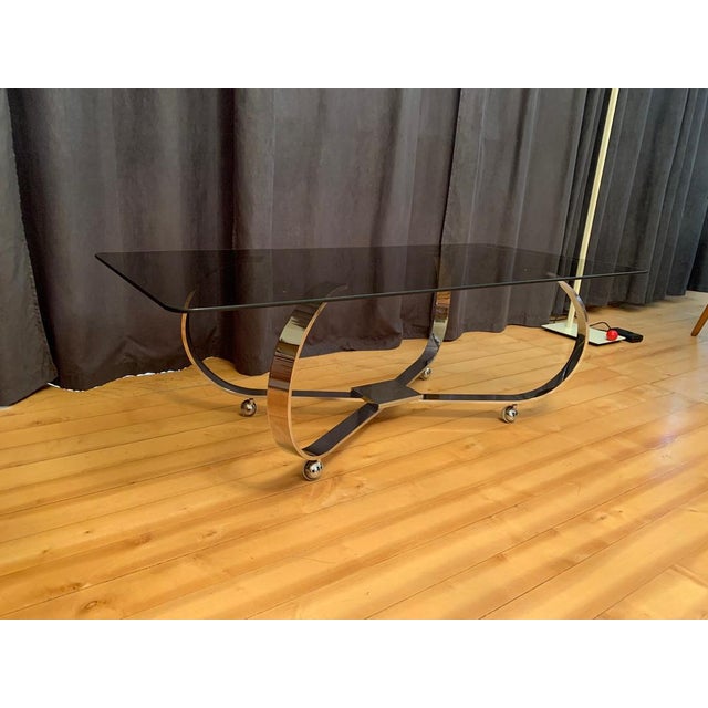 Mobile Coffee Table, Italy, 1970s For Sale - Image 4 of 17