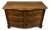 Louis XIV Curved Chest of Drawers in Burr Walnut and Gilt Bronze For Sale
