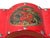 1990s Oriental Bright Red Dragon Phoenix Graphic Circles Shape Container Box For Sale - Image 5 of 10