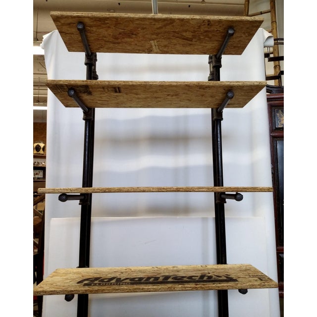 Adjustable Black Pipe Shelf Unit Chairish
