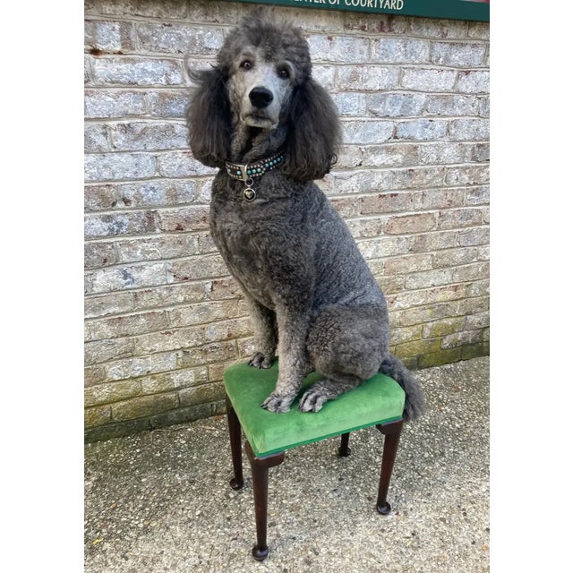 Wood Early 20th Century Queen Anne Style Stool For Sale - Image 7 of 8