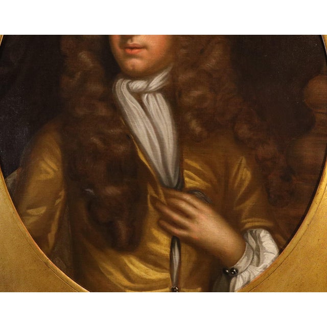 Workshop of Godfrey Kneller, Portrait of William Congreve, 1720, Oil on Canvas For Sale - Image 6 of 14