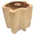 Wood Andrianna Shamaris Rare Sono Wood Oversized Side Table or Pedestal For Sale - Image 7 of 18