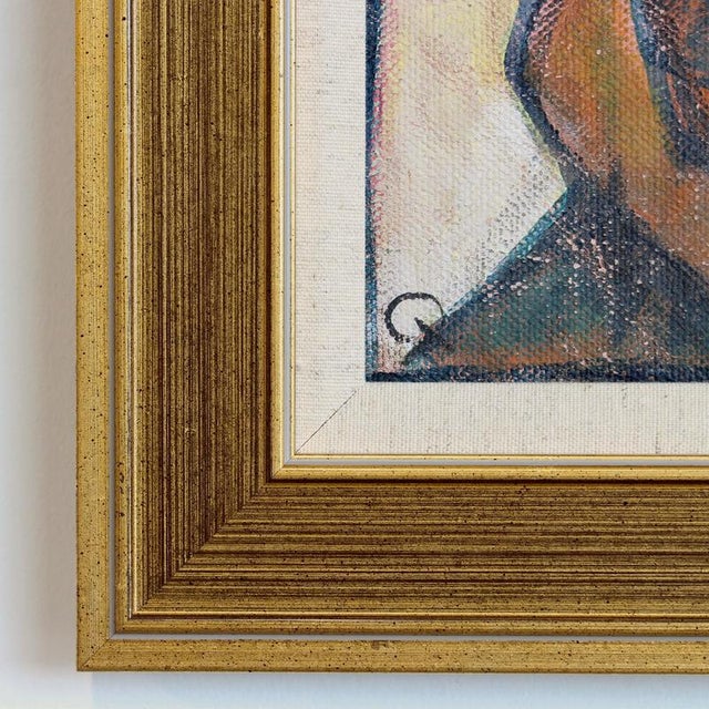 Hidden Portaits II, 1980s, Acrylic on Canvas, Framed For Sale - Image 7 of 12