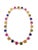 Bochic “Capri” Vintage Ruby & Fancy Color Sapphire Necklace Set in 18K & Silver For Sale - Image 4 of 11