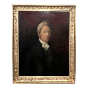 Original Antique 19c. Oil Painting "Rev. Richard Coytmor Howard" – 1823 Portrait