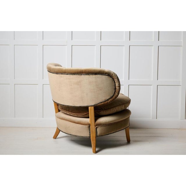 20th Century Scandinavian Modern Boet Lounge Chair by Otto Schulz, 1890s For Sale - Image 6 of 9