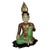 Early 20th Century Thai Seated Boy Emperor Polychrome Statue For Sale - Image 13 of 13