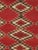 Authentic Navajo Rug Early Red Field Geometric Textile Hand-Spun Wool Circa 1900 For Sale - Image 17 of 18