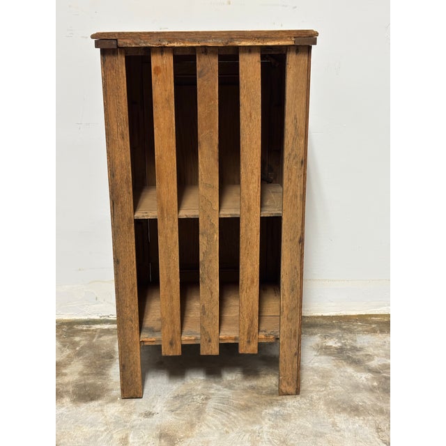 Early 20th Century Antique Oak Potcupboard Nightstand For Sale - Image 5 of 8