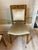 American Vintage Pair of Faux Painted Tortoise Side Chairs For Sale - Image 3 of 4