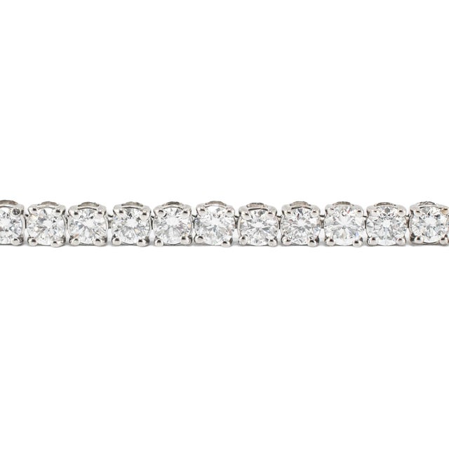 Gender: Ladies Metal Type: 14K White Gold Length: 7.00 inches Width: 2.85 mm Weight: 6.97 grams Ladies 14K white gold,...