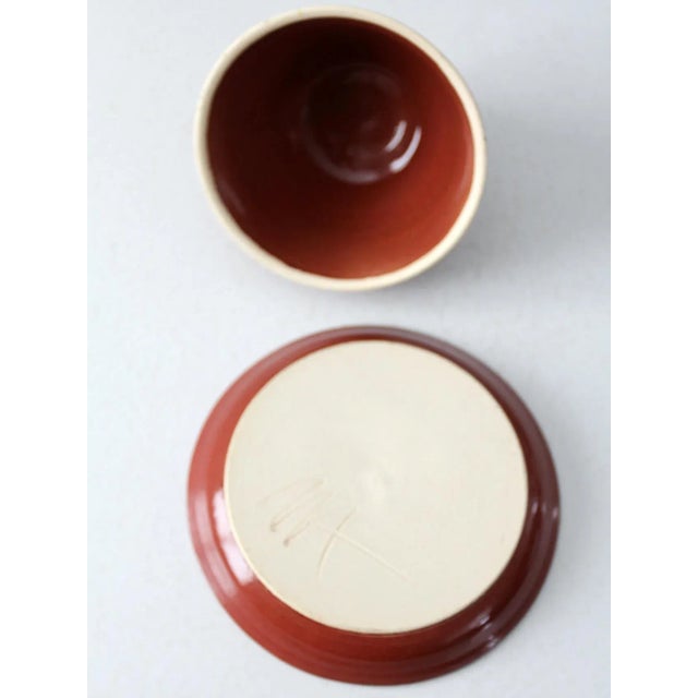 Ceramic Vintage Studio Pottery Kitchen Cloche For Sale - Image 7 of 11
