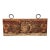 Peninsula Home Collection for Horchow Hand-Painted Horizontal Medallion Wall Panel For Sale