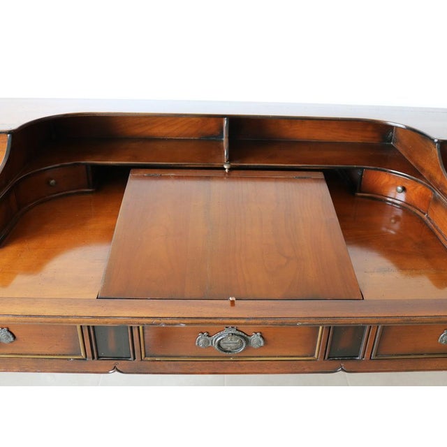 English Style Handcrafted Desk, 1990s For Sale - Image 12 of 16