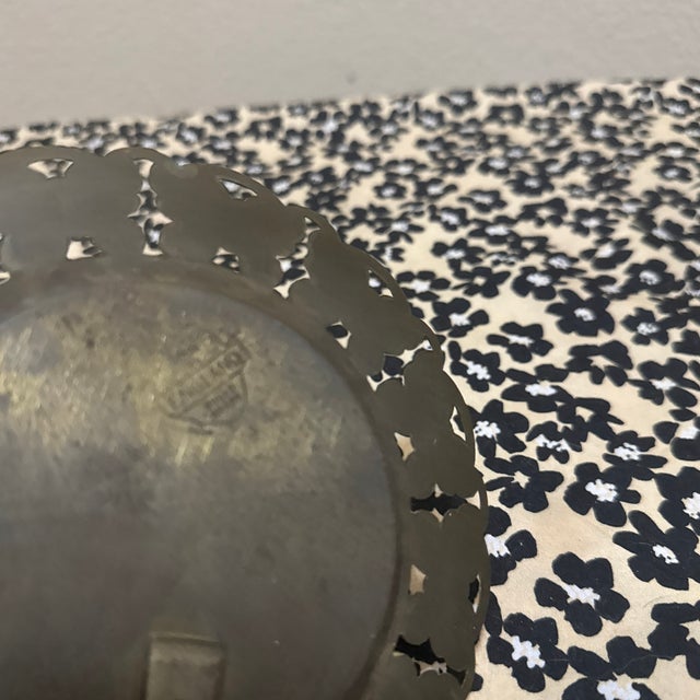 Vintage Ornate Brass Butterfly Frame With j.s. Bach Portrait Print For Sale - Image 4 of 5