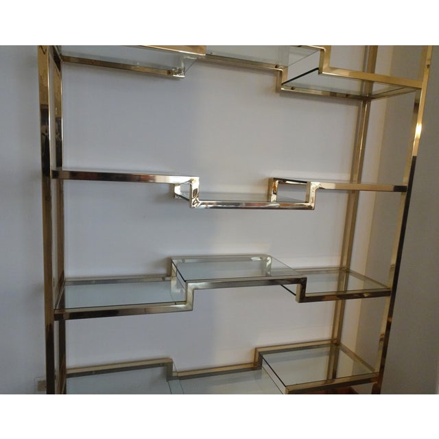 23 CT Gilded Shelves by Dewulf Selection for Belgo Chrom / Dewulf Selection, 1970s For Sale - Image 9 of 16