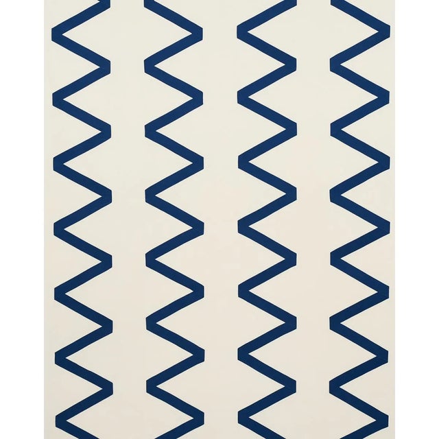 A gorgeous silk-linen fabric embellished with a surprising zigzag grosgrain ribbon, Legere is an elegant yet delightfully...