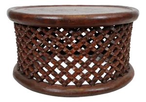Vintage Bamileke Stool / Coffee Table